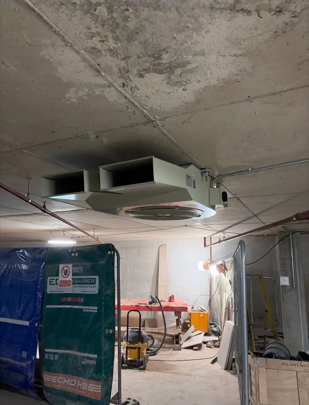 Two-level car park smoke ventilation install in Salford (4)