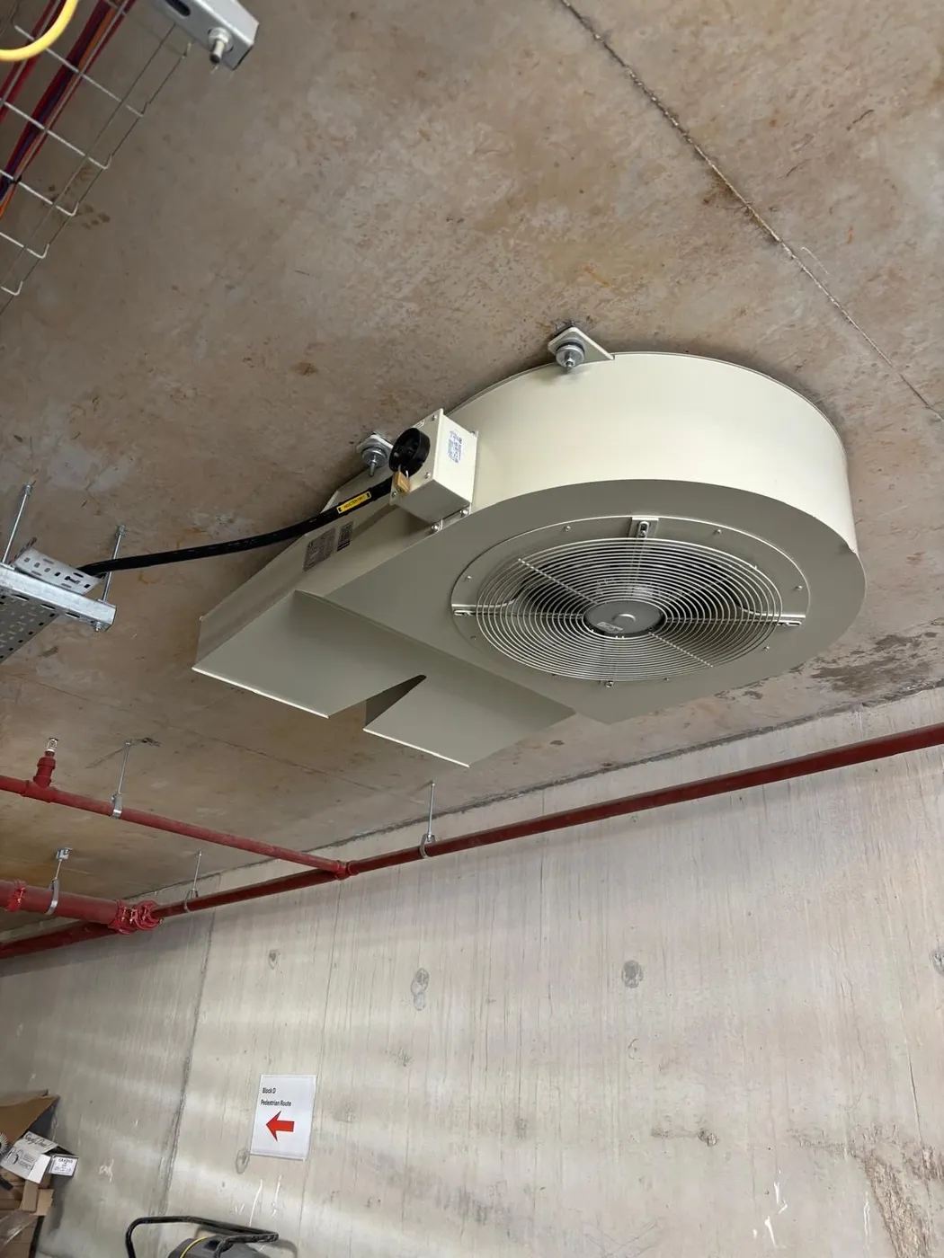 Smoke Ventilation System Installation on a New Salford Development